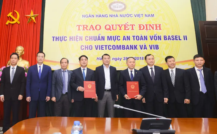 Vietcombank là ngân hàng đầu tiên đáp ứng chuẩn mực Basel II tại Việt Nam - Ảnh 1. Vietcombank là ngân hàng đầu tiên đáp ứng chuẩn mực Basel II tại Việt Nam - Ảnh 1.