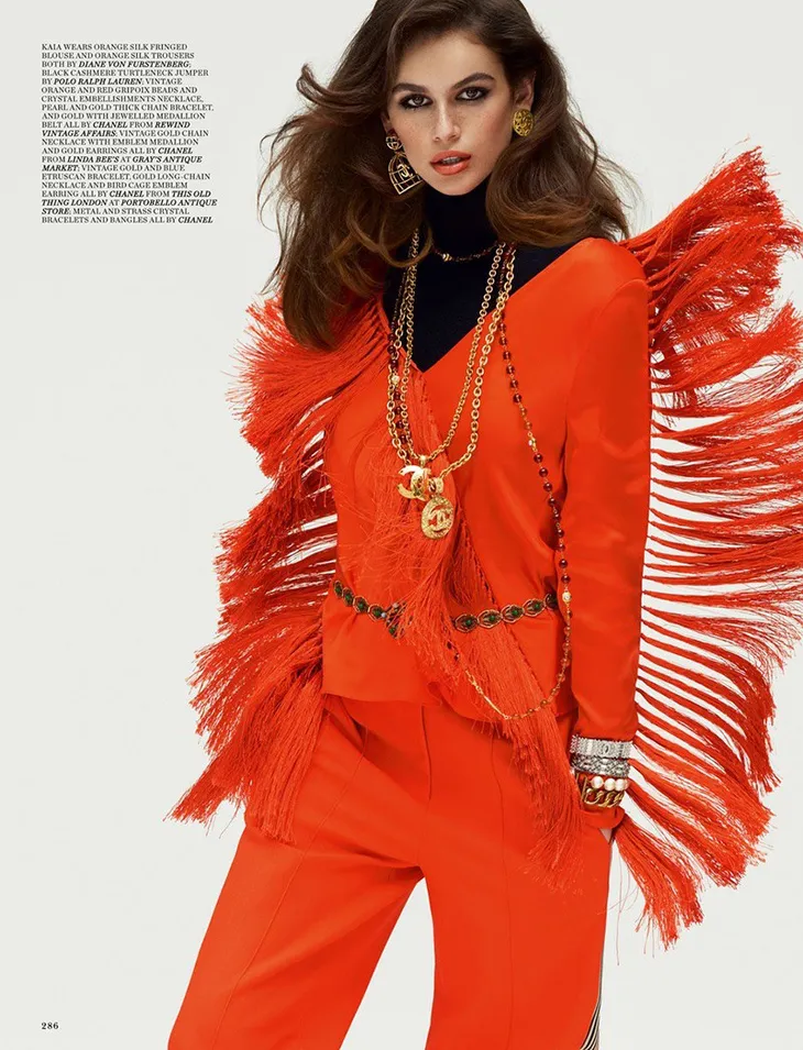 Kaia Gerber xinh đẹp trên tạp chí LOVE - Ảnh 6. Kaia Gerber xinh đẹp trên tạp chí LOVE - Ảnh 6.