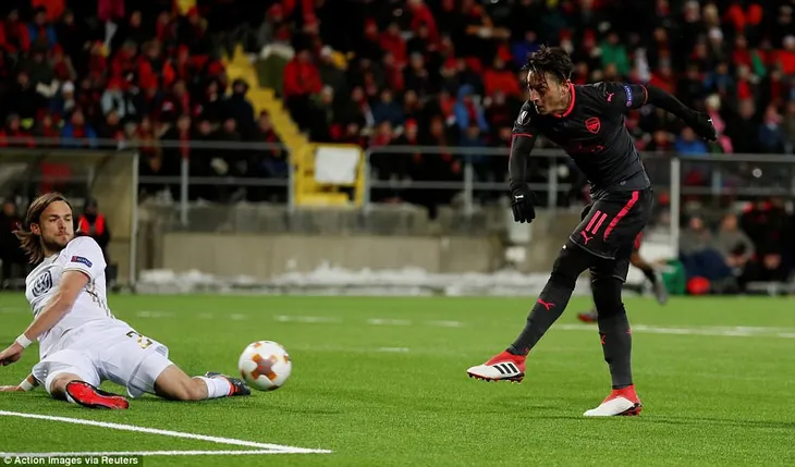 Vòng 1/16 Europa League: Thắng dễ dàng, Arsenal rộng cửa vòng 1/8 - Ảnh 1. Vòng 1/16 Europa League: Thắng dễ dàng, Arsenal rộng cửa vòng 1/8 - Ảnh 1.