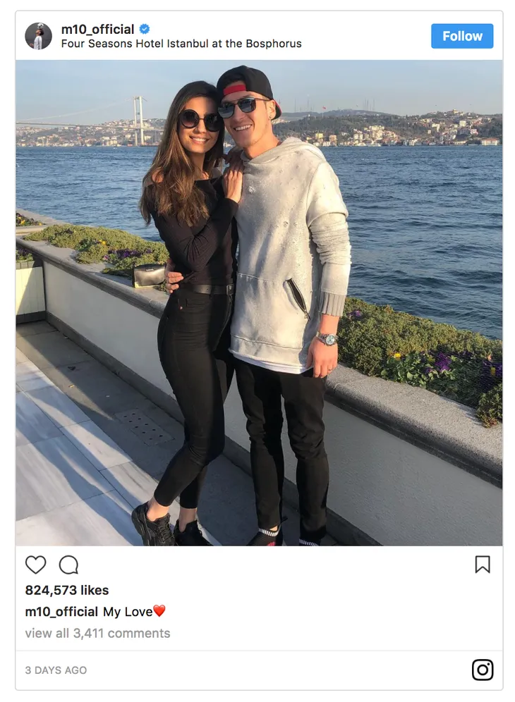 Ozil bị bóc phốt nói dối HLV Wenger để... đưa vợ đi chơi - Ảnh 1. Ozil bị bóc phốt nói dối HLV Wenger để... đưa vợ đi chơi - Ảnh 1.