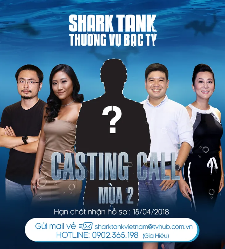 Shark Tank Việt Nam - Thương vụ bạc tỷ tuyển sinh mùa 2 - Ảnh 1. Shark Tank Việt Nam - Thương vụ bạc tỷ tuyển sinh mùa 2 - Ảnh 1.