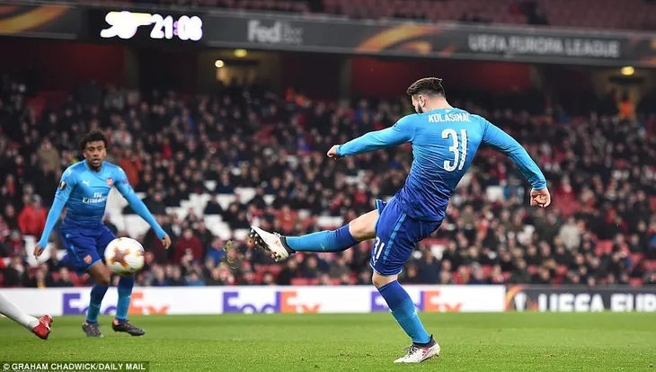 Kết quả Europa League sáng 23/2: Arsenal, Dortmund toát mồ hôi, AC Milan ung dung đi tiếp - Ảnh 2. Kết quả Europa League sáng 23/2: Arsenal, Dortmund toát mồ hôi, AC Milan ung dung đi tiếp - Ảnh 2.