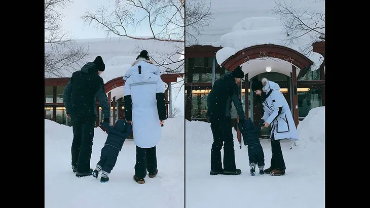 Hóa ra đây là cách đón năm mới của vợ chồng Huỳnh Hiểu Minh - Angelababy - Ảnh 2. Hóa ra đây là cách đón năm mới của vợ chồng Huỳnh Hiểu Minh - Angelababy - Ảnh 2.