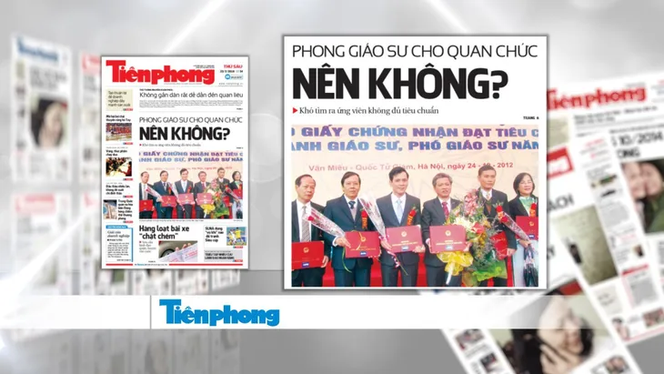Rà soát chất lượng ứng viên chức danh GS, PGS: Cần câu trả lời minh bạch! - Ảnh 3. Rà soát chất lượng ứng viên chức danh GS, PGS: Cần câu trả lời minh bạch! - Ảnh 3.