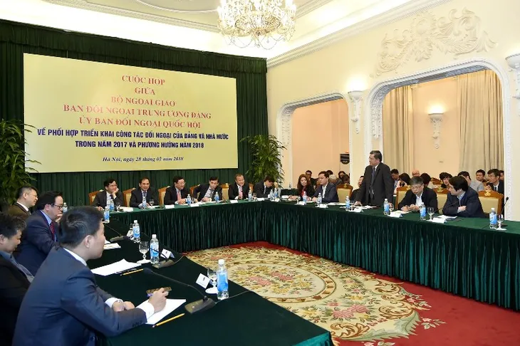 Những nhiệm vụ lớn trong công tác đối ngoại năm 2018 - Ảnh 1. Những nhiệm vụ lớn trong công tác đối ngoại năm 2018 - Ảnh 1.