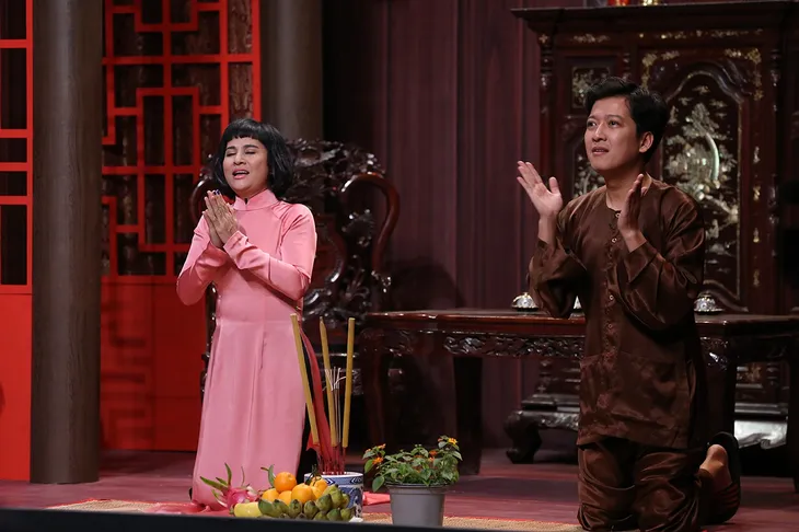 Cát Phượng nói lời yêu Kiều Minh Tuấn tại Ơn giời! Cậu đây rồi! - Ảnh 1. Cát Phượng nói lời yêu Kiều Minh Tuấn tại Ơn giời! Cậu đây rồi! - Ảnh 1.