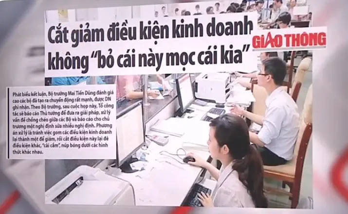 Cắt giảm điều kiện kinh doanh 2018: Dưới thảm còn nhiều đinh! - Ảnh 1. Cắt giảm điều kiện kinh doanh 2018: Dưới thảm còn nhiều đinh! - Ảnh 1.