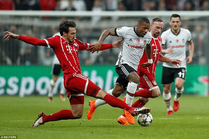 Thắng dễ Besiktas, Bayern Munich tiến vào tứ kết Champions League - Ảnh 4. Thắng dễ Besiktas, Bayern Munich tiến vào tứ kết Champions League - Ảnh 4.