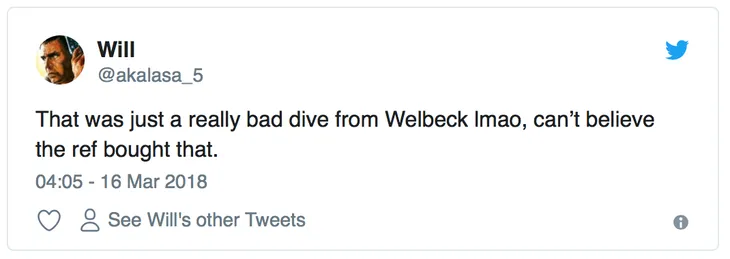 Danny Welbeck sáng nhất hôm nay nhờ... ăn vạ - Ảnh 5. Danny Welbeck sáng nhất hôm nay nhờ... ăn vạ - Ảnh 5.