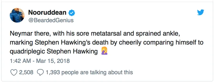 Neymar nhận gạch xây nhà vì vô lễ với Stephen Hawking - Ảnh 3.