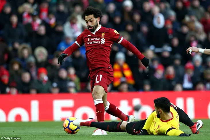 Salah lập poker, Liverpool hủy diệt Watford 5 bàn trắng - Ảnh 4. Salah lập poker, Liverpool hủy diệt Watford 5 bàn trắng - Ảnh 4.