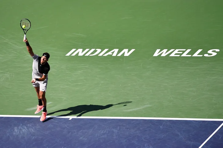 Thắng kịch tính Federer, Del Potro vô địch Indian Wells 2018 - Ảnh 1. Thắng kịch tính Federer, Del Potro vô địch Indian Wells 2018 - Ảnh 1.