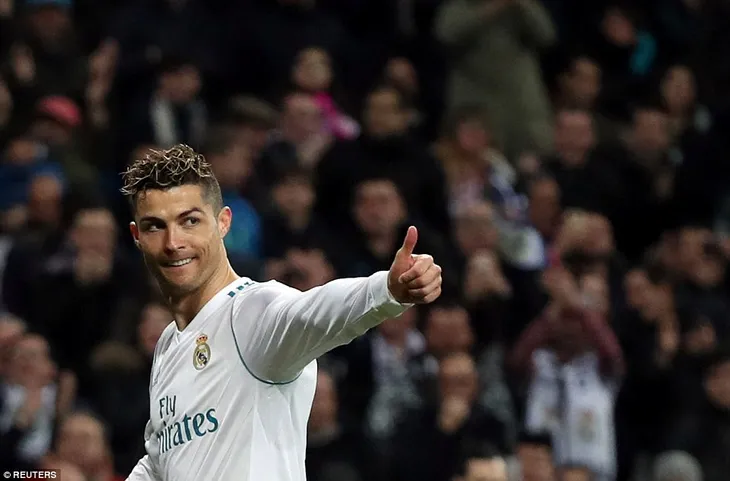 Ghi 4 bàn vào lưới Girona, Ronaldo cán mốc kỷ lục ấn tượng - Ảnh 1. Ghi 4 bàn vào lưới Girona, Ronaldo cán mốc kỷ lục ấn tượng - Ảnh 1.