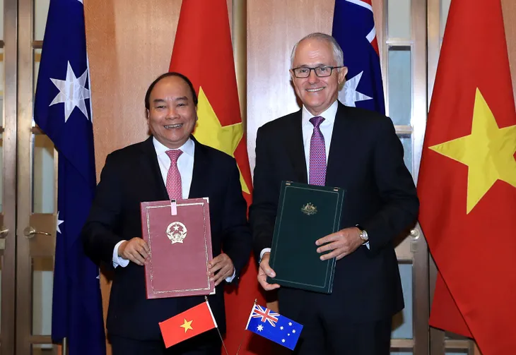 Chuyến thăm chính thức Australia và New Zealand của Thủ tướng Nguyễn Xuân Phúc thành công rất tốt đẹp - Ảnh 1. Chuyến thăm chính thức Australia và New Zealand của Thủ tướng Nguyễn Xuân Phúc thành công rất tốt đẹp - Ảnh 1.