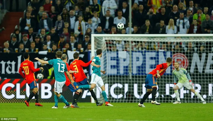 ĐT Đức 1-1 ĐT Tây Ban Nha: Nối dài mạch bất bại - Ảnh 2. ĐT Đức 1-1 ĐT Tây Ban Nha: Nối dài mạch bất bại - Ảnh 2.