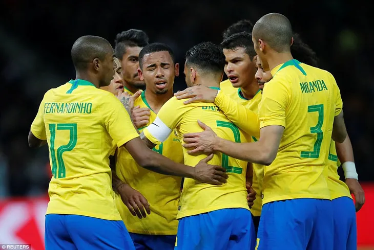 Gabriel Jesus lập công, ĐT Brazil thắng tối thiểu ĐT Đức - Ảnh 2. Gabriel Jesus lập công, ĐT Brazil thắng tối thiểu ĐT Đức - Ảnh 2.