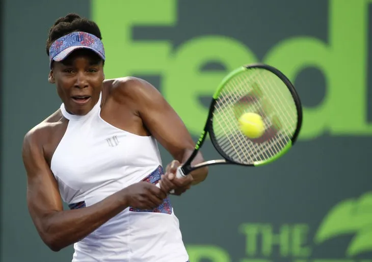 Miami mở rộng 2018: Venus Williams dừng bước tại tứ kết - Ảnh 1. Miami mở rộng 2018: Venus Williams dừng bước tại tứ kết - Ảnh 1.