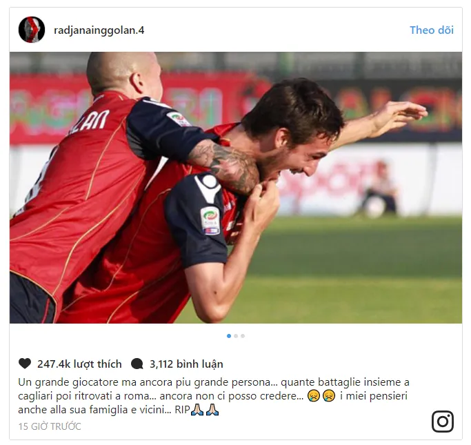 Làng bóng đá thế giới thương tiếc trước sự ra đi đột ngột của Davide Astori - Ảnh 1. Làng bóng đá thế giới thương tiếc trước sự ra đi đột ngột của Davide Astori - Ảnh 1.