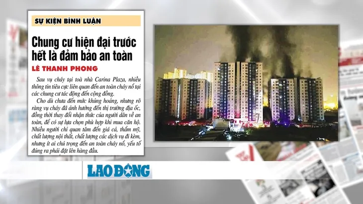 Cháy chung cư Carina: Thêm một bài học cũ về quản lý chung cư - Ảnh 4. Cháy chung cư Carina: Thêm một bài học cũ về quản lý chung cư - Ảnh 4.