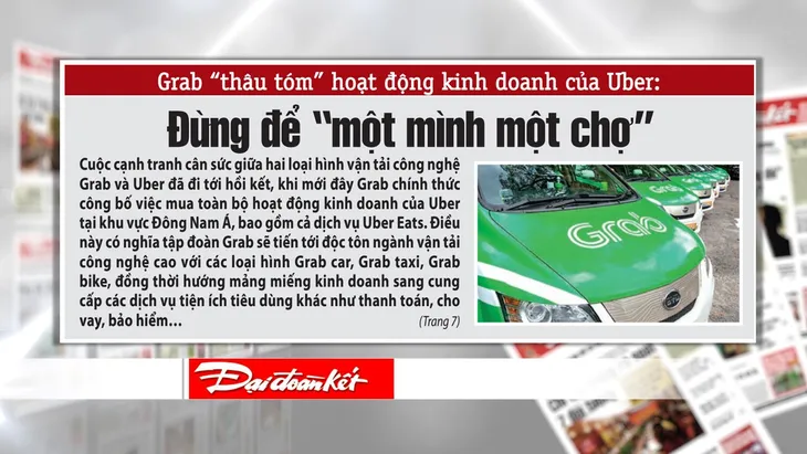 Grab thâu tóm Uber: Ai được lợi? - Ảnh 5. Grab thâu tóm Uber: Ai được lợi? - Ảnh 5.