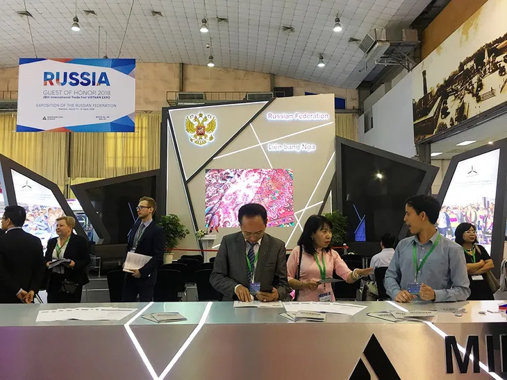 Vietnam Expo 2018 sôi động ngày mở cửa - Ảnh 8. Vietnam Expo 2018 sôi động ngày mở cửa - Ảnh 8.
