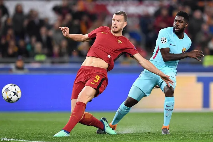 ẢNH: AS Roma ngược dòng không tưởng, loại Barcelona khỏi Champions League - Ảnh 2. ẢNH: AS Roma ngược dòng không tưởng, loại Barcelona khỏi Champions League - Ảnh 2.