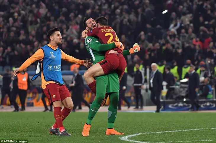Kết quả Champions League sáng 11/4: Barcelona bị AS Roma loại sốc, Man City dừng bước trước Liverpool - Ảnh 1. Kết quả Champions League sáng 11/4: Barcelona bị AS Roma loại sốc, Man City dừng bước trước Liverpool - Ảnh 1.