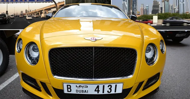 Dubai thử nghiệm biển số xe điện tử - Ảnh 2. Dubai thử nghiệm biển số xe điện tử - Ảnh 2.