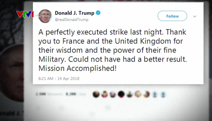 Tổng thống Mỹ Donald Trump tuyên bố hoàn thành nhiệm vụ tại Syria - Ảnh 1. Tổng thống Mỹ Donald Trump tuyên bố hoàn thành nhiệm vụ tại Syria - Ảnh 1.