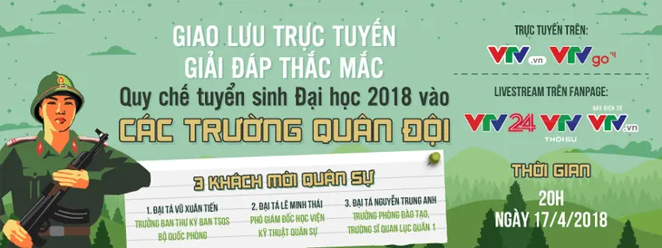 GLTT về sơ tuyển, xét tuyển vào các trường khối ngành Quân đội - Ảnh 1. GLTT về sơ tuyển, xét tuyển vào các trường khối ngành Quân đội - Ảnh 1.
