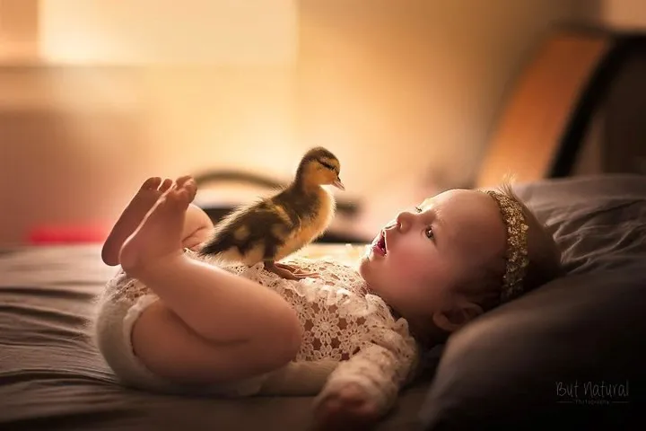 Mê mẩn bộ ảnh tuyệt đẹp chụp em bé với thú cưng - Ảnh 4. Mê mẩn bộ ảnh tuyệt đẹp chụp em bé với thú cưng - Ảnh 4.