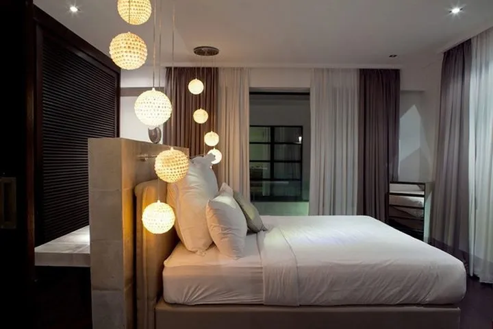 Ý tưởng trang trí phòng ngủ bằng đèn tuyệt đẹp - Ảnh 12. Ý tưởng trang trí phòng ngủ bằng đèn tuyệt đẹp - Ảnh 12.