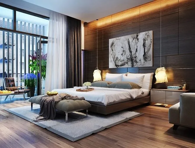 Ý tưởng trang trí phòng ngủ bằng đèn tuyệt đẹp - Ảnh 1. Ý tưởng trang trí phòng ngủ bằng đèn tuyệt đẹp - Ảnh 1.