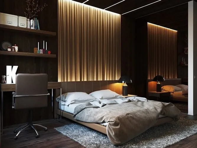Ý tưởng trang trí phòng ngủ bằng đèn tuyệt đẹp - Ảnh 4. Ý tưởng trang trí phòng ngủ bằng đèn tuyệt đẹp - Ảnh 4.