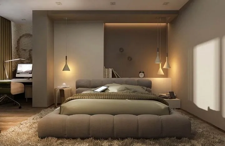 Ý tưởng trang trí phòng ngủ bằng đèn tuyệt đẹp - Ảnh 8. Ý tưởng trang trí phòng ngủ bằng đèn tuyệt đẹp - Ảnh 8.