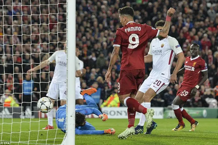 ẢNH: Nhìn lại trận thắng 5-2 của Liverpool trước AS Roma - Ảnh 12. ẢNH: Nhìn lại trận thắng 5-2 của Liverpool trước AS Roma - Ảnh 12.