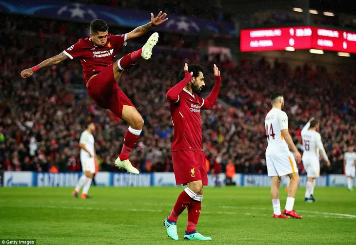 Đại thắng AS Roma, Liverpool giành lợi thế lớn trước trận lượt về - Ảnh 2. Đại thắng AS Roma, Liverpool giành lợi thế lớn trước trận lượt về - Ảnh 2.