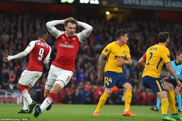 HLV Wenger tin Arsenal vào chung kết Europa League dù để Atletico cầm hoà 1-1 - Ảnh 1. HLV Wenger tin Arsenal vào chung kết Europa League dù để Atletico cầm hoà 1-1 - Ảnh 1.