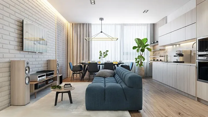 Ngôi nhà một phòng ngủ trang trí bằng gỗ ấm áp - Ảnh 2. Ngôi nhà một phòng ngủ trang trí bằng gỗ ấm áp - Ảnh 2.