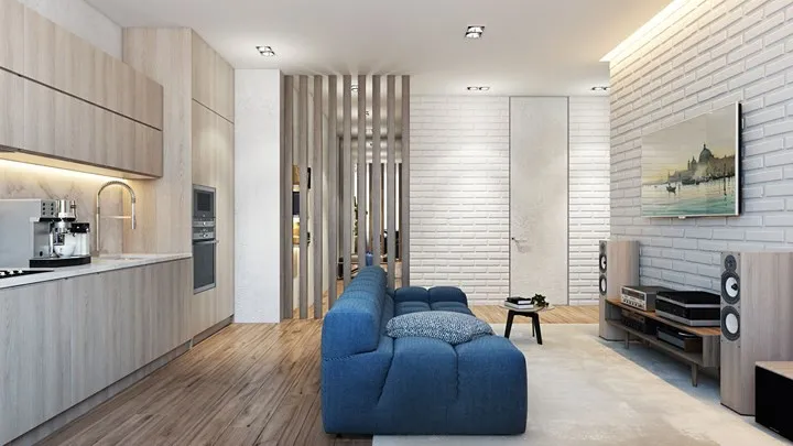 Ngôi nhà một phòng ngủ trang trí bằng gỗ ấm áp - Ảnh 4. Ngôi nhà một phòng ngủ trang trí bằng gỗ ấm áp - Ảnh 4.