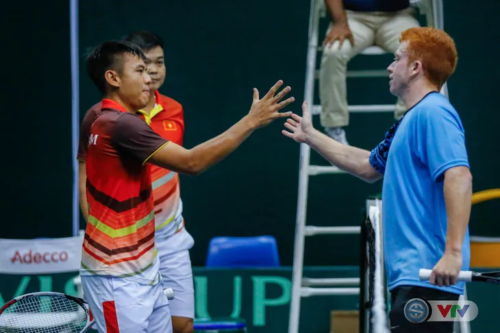 ẢNH: Lý Hoàng Nam ra quân thắng lợi tại Davis Cup - Ảnh 16. ẢNH: Lý Hoàng Nam ra quân thắng lợi tại Davis Cup - Ảnh 16.