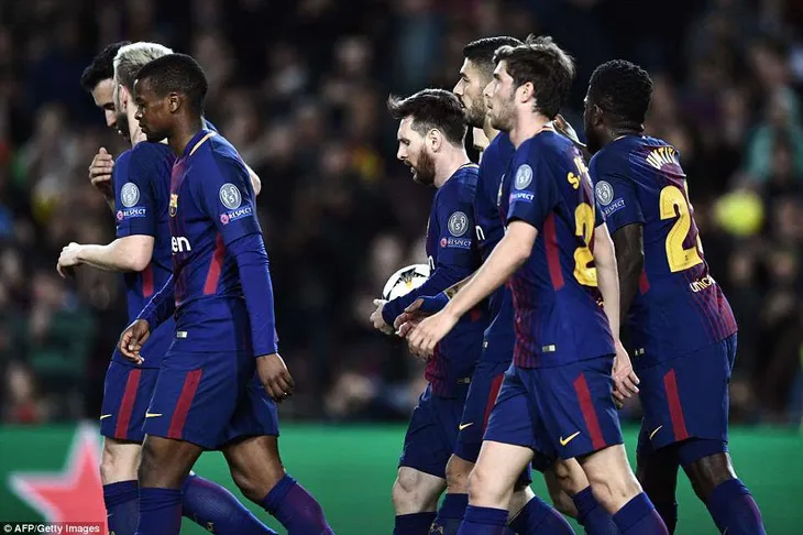 Barcelona hưởng lợi nhờ đối phương phản lưới nhà nhiều nhất Champions League - Ảnh 1. Barcelona hưởng lợi nhờ đối phương phản lưới nhà nhiều nhất Champions League - Ảnh 1.