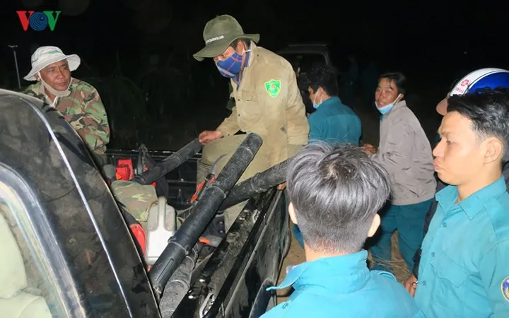 Cháy lớn tại Khu bảo tồn thiên nhiên Tà Cú - Ảnh 2. Cháy lớn tại Khu bảo tồn thiên nhiên Tà Cú - Ảnh 2.