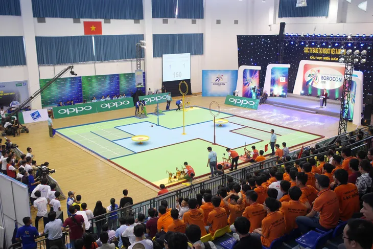 Khai mạc vòng loại Robocon Việt Nam 2018 khu vực phía Nam - Ảnh 3. Khai mạc vòng loại Robocon Việt Nam 2018 khu vực phía Nam - Ảnh 3.