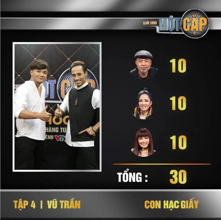 Đạo diễn Vũ Trần và Phạm Anh Khoa giành điểm tuyệt đối trong Trời sinh một cặp - Ảnh 1. Đạo diễn Vũ Trần và Phạm Anh Khoa giành điểm tuyệt đối trong Trời sinh một cặp - Ảnh 1.