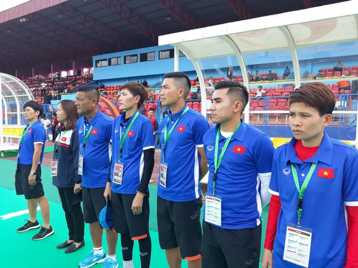 Bảng A U16 nữ ĐNA 2018: Phung phí cơ hội, U16 nữ Việt Nam bị U16 nữ Myanmar cầm hòa - Ảnh 2. Bảng A U16 nữ ĐNA 2018: Phung phí cơ hội, U16 nữ Việt Nam bị U16 nữ Myanmar cầm hòa - Ảnh 2.
