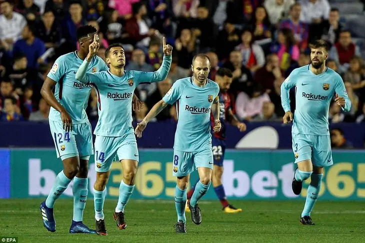 Barcelona đứt mạch bất bại trong trận đấu có 9 bàn thắng - Ảnh 3. Barcelona đứt mạch bất bại trong trận đấu có 9 bàn thắng - Ảnh 3.