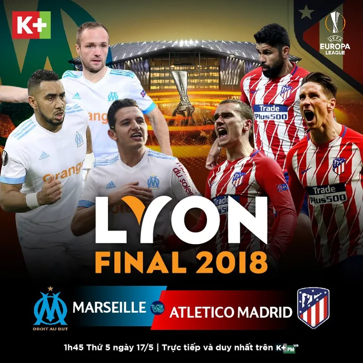 K+ phát sóng độc quyền trận chung kết Europa League - Ảnh 1. K+ phát sóng độc quyền trận chung kết Europa League - Ảnh 1.