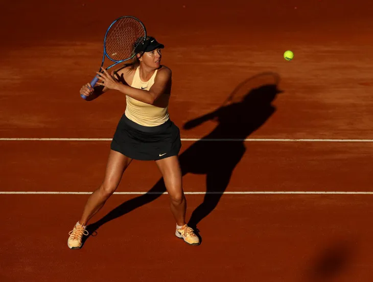 Sharapova khởi đầu nhọc nhằn tại Rome mở rộng 2018 - Ảnh 1. Sharapova khởi đầu nhọc nhằn tại Rome mở rộng 2018 - Ảnh 1.