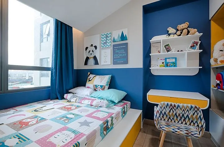 Căn hộ có màu sắc tươi vui của bà mẹ đơn thân - Ảnh 9. Căn hộ có màu sắc tươi vui của bà mẹ đơn thân - Ảnh 9.